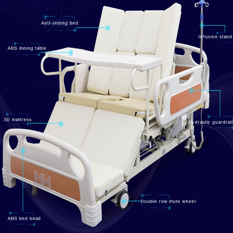 Cheap Icu Medical Multifunctional Electric Hospital Bed